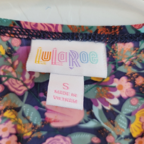 💕 LuLaRoe Colorful Floral Print Joy Vest Women's Size Small - Picture 7 of 13